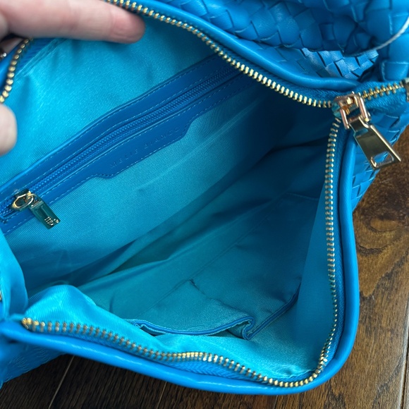 Melie Bianco Brigitte Large Faux Leather Shoulder Bag - NWT - Picture 4 of 6